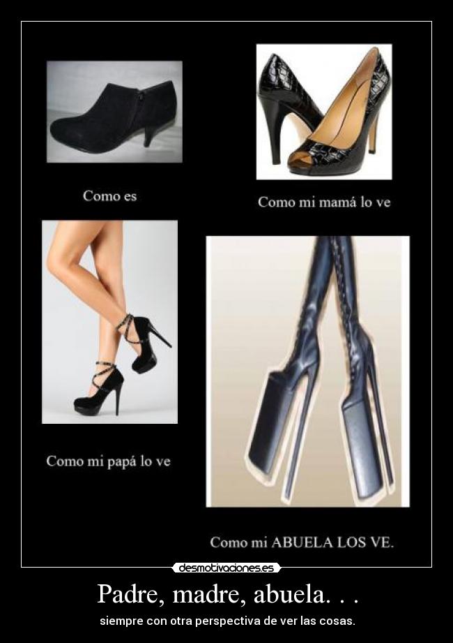 carteles padre madre perspectiva desmotivaciones