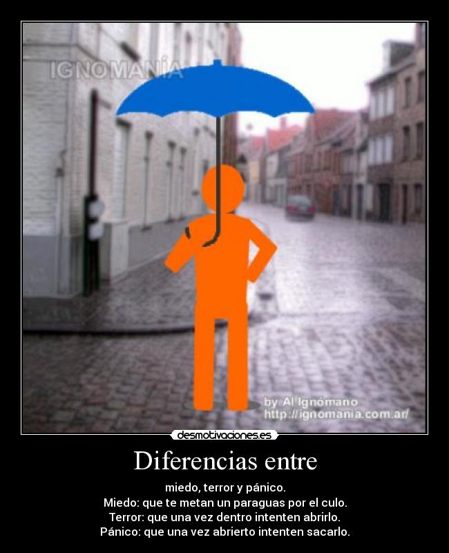 Diferencias entre - 