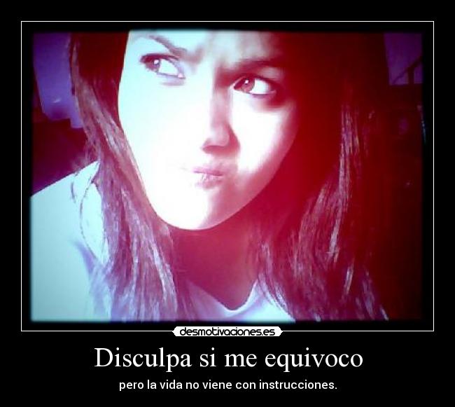 Disculpa si me equivoco - 