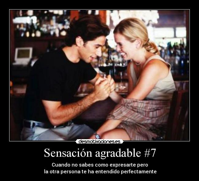 carteles sensacion agradable sonrisa pareja comprension motivacion desmotivaciones