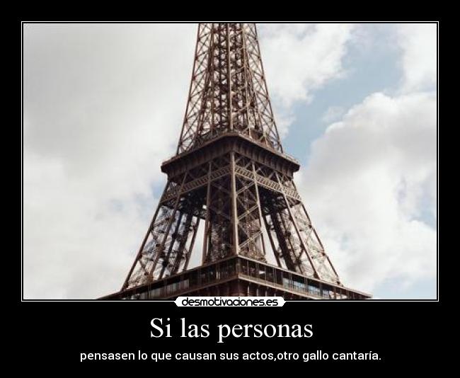 Si las personas -