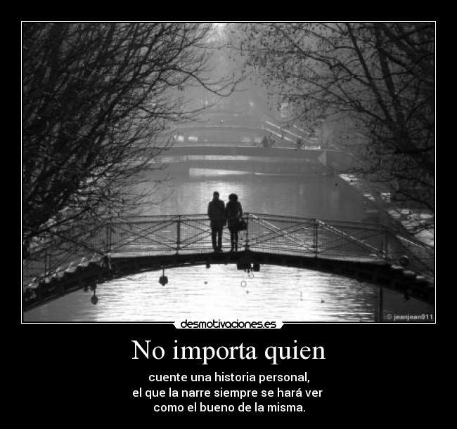 No importa quien - 