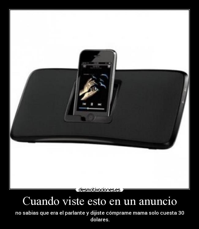 Cuando viste esto en un anuncio -