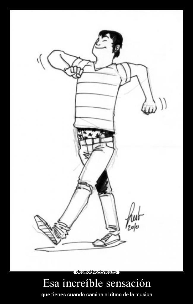 carteles caminar sensacion musica desmotivaciones