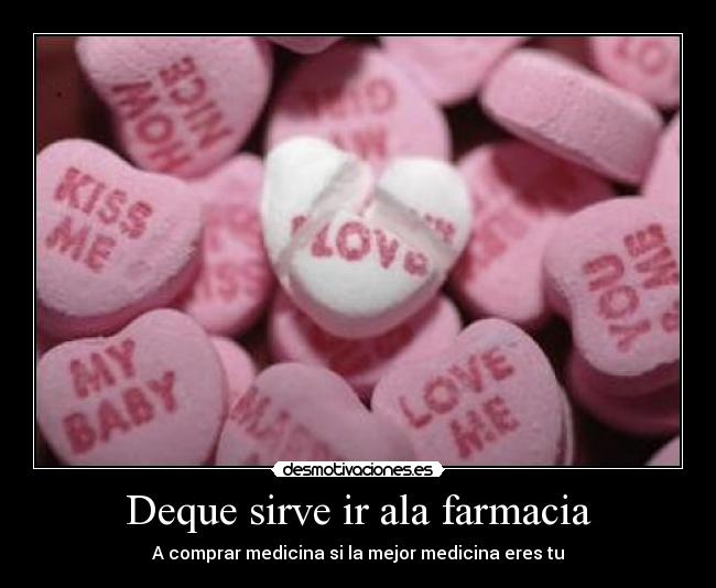 Deque sirve ir ala farmacia -