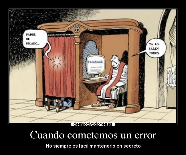 Cuando cometemos un error - 