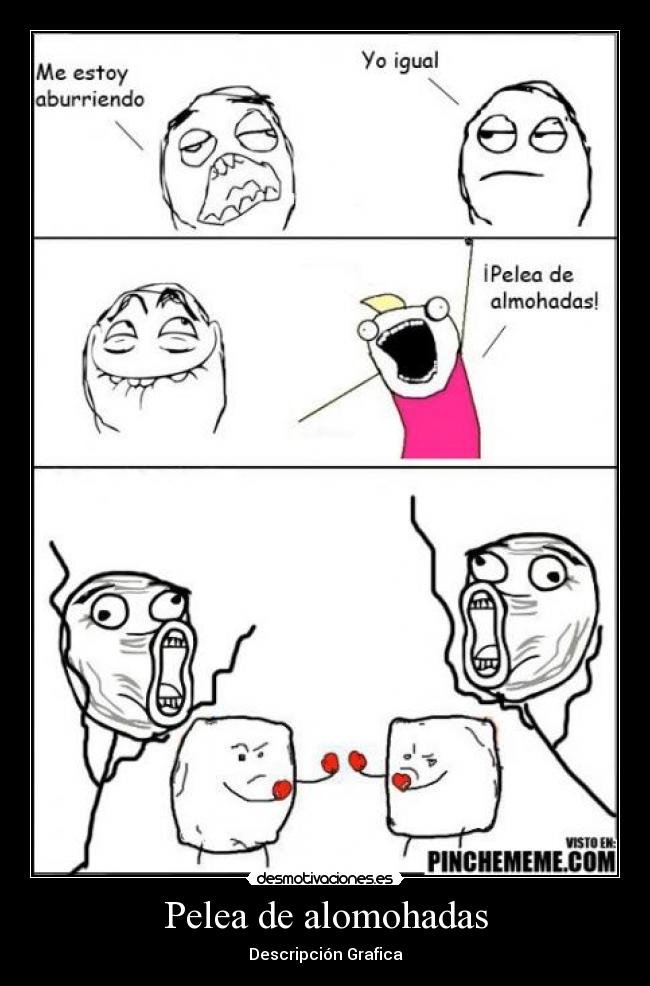 Pelea de alomohadas -
