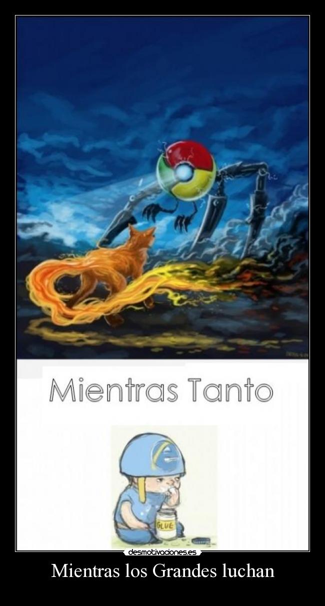 Mientras los Grandes luchan -