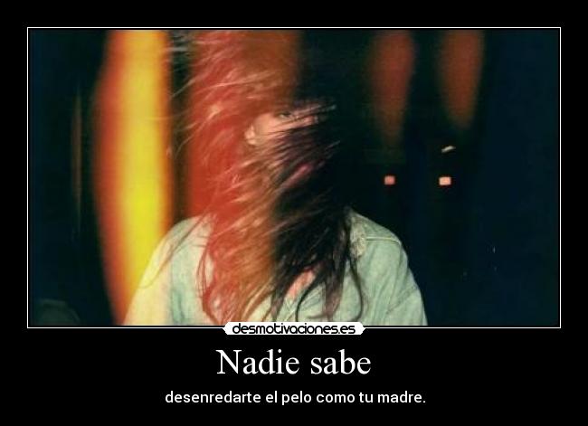 Nadie sabe - 