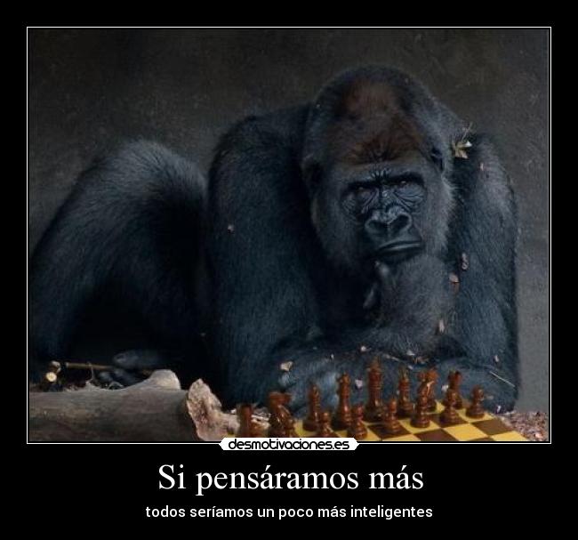 Si pensáramos más -