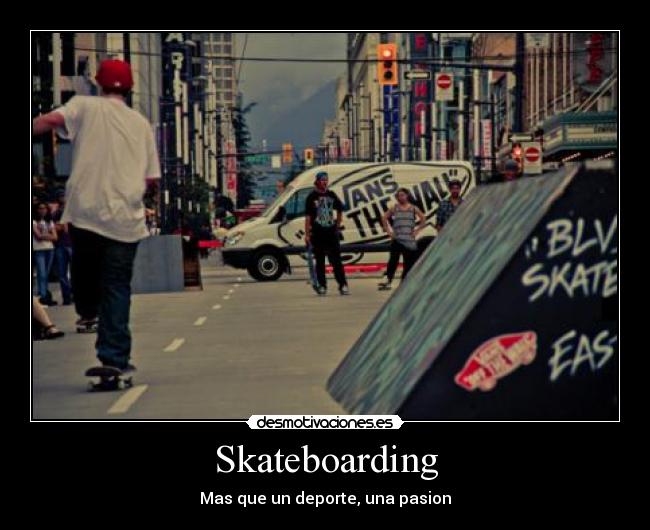 Skateboarding -