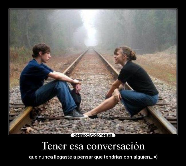 Tener esa conversación -