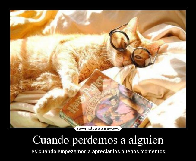 Cuando perdemos a alguien - 