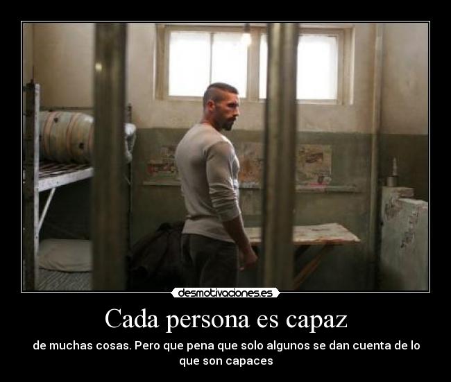 Cada persona es capaz -