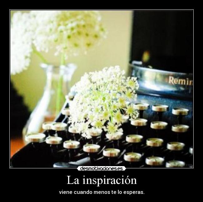 La inspiración -