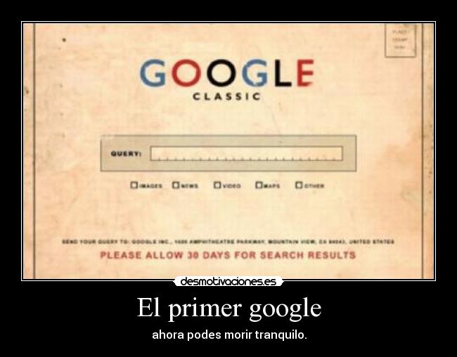 El primer google -