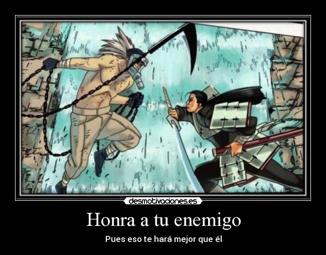 carteles enemigo anime hanzou salamandra mifune samurai desmotivaciones