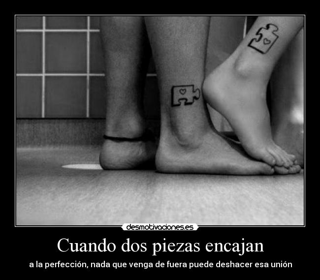 Cuando dos piezas encajan -