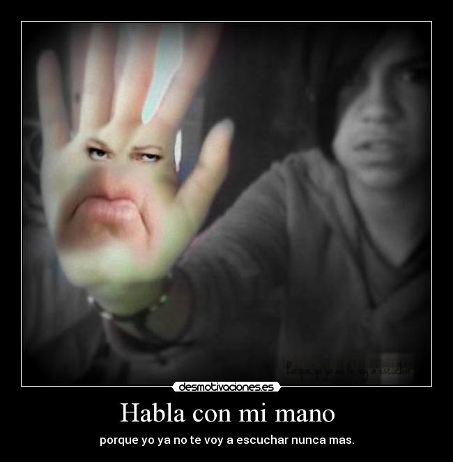 Habla con mi mano -