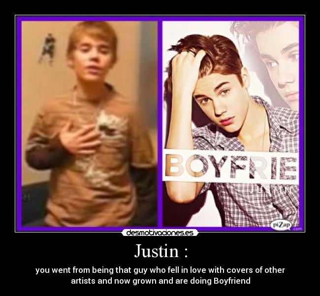 carteles love justin desmotivaciones