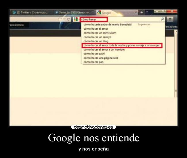 Google nos entiende - 