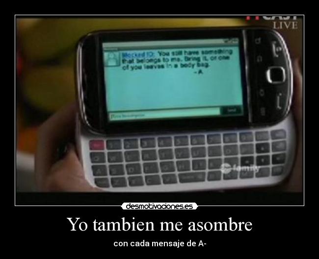 Yo tambien me asombre - con cada mensaje de A-