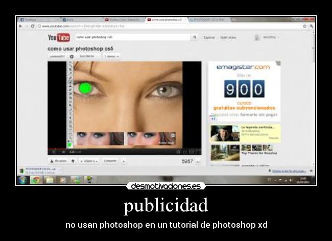 publicidad - no usan photoshop en un tutorial de photoshop xd