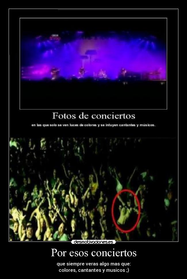 Por esos conciertos - 