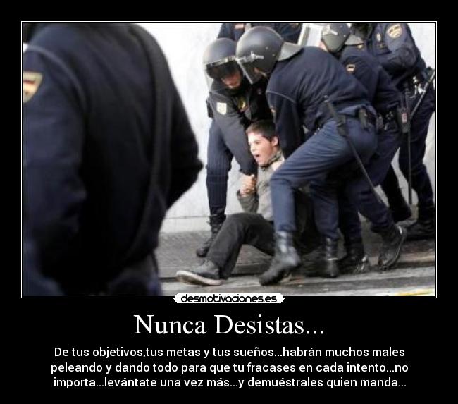 Nunca Desistas... -