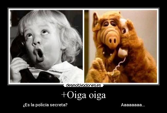 +Oiga oiga - ¿Es la policía secreta?                                                    Aaaaaaaa...