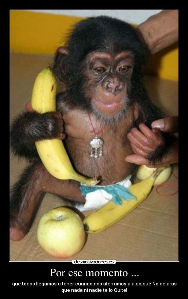 Por ese momento ... -