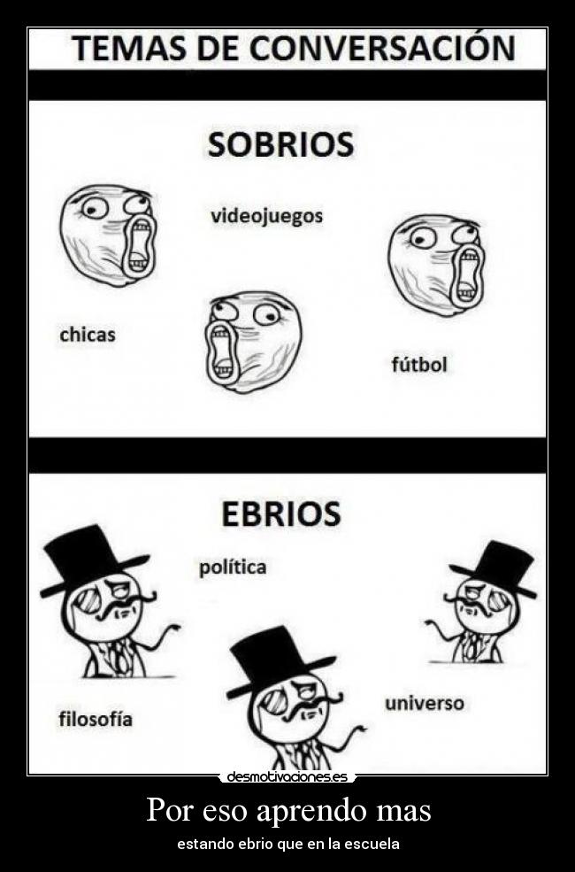 Por eso aprendo mas -