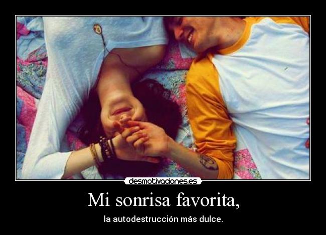 Mi sonrisa favorita, -