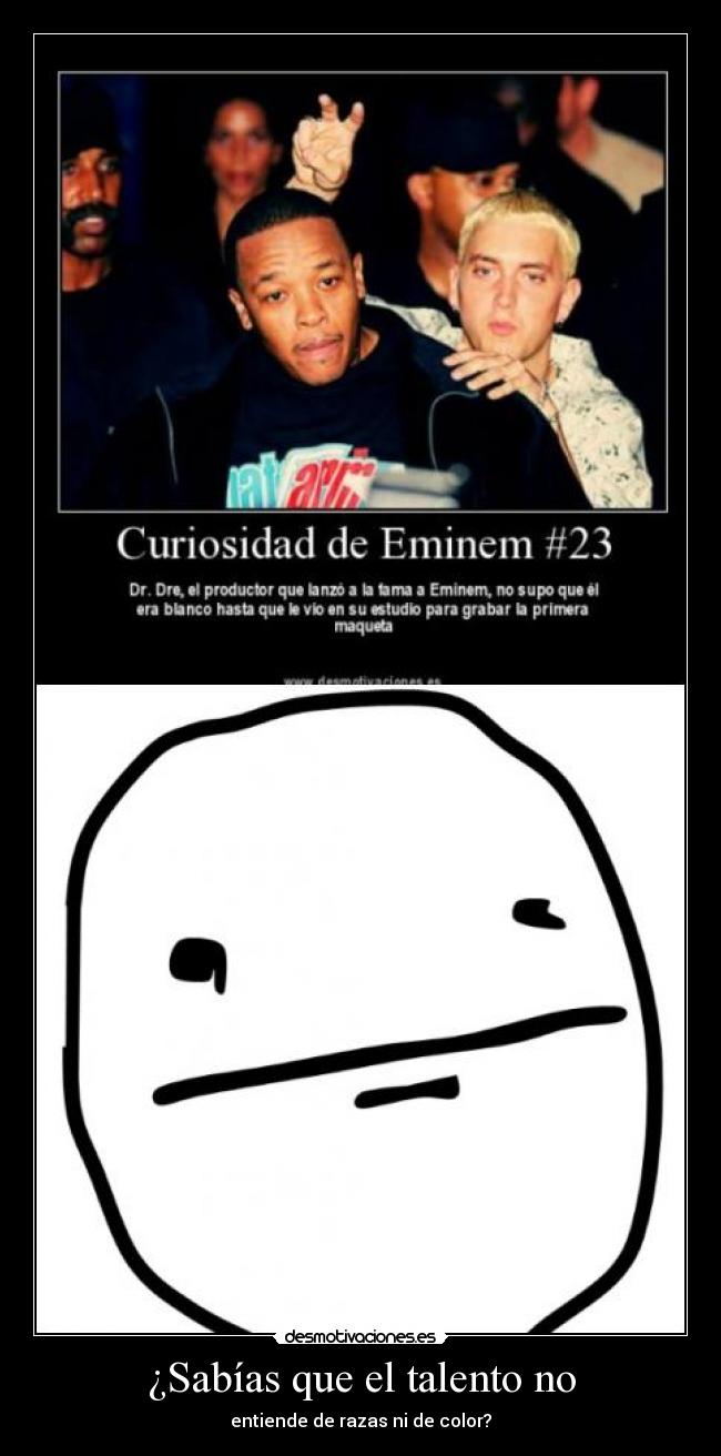 ¿Sabías que el talento no - entiende de razas ni de color?