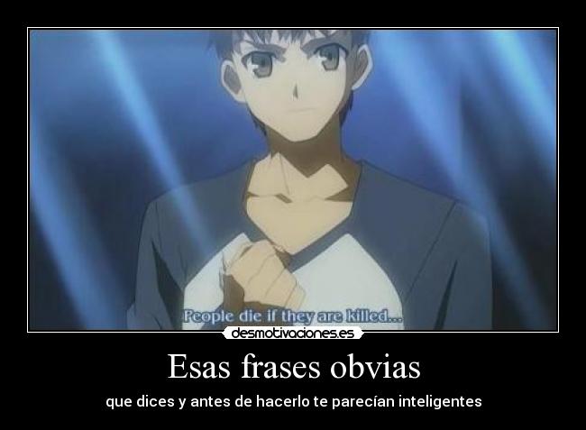 Esas frases obvias - 