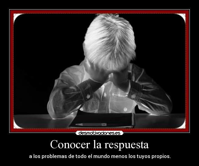 Conocer la respuesta - 