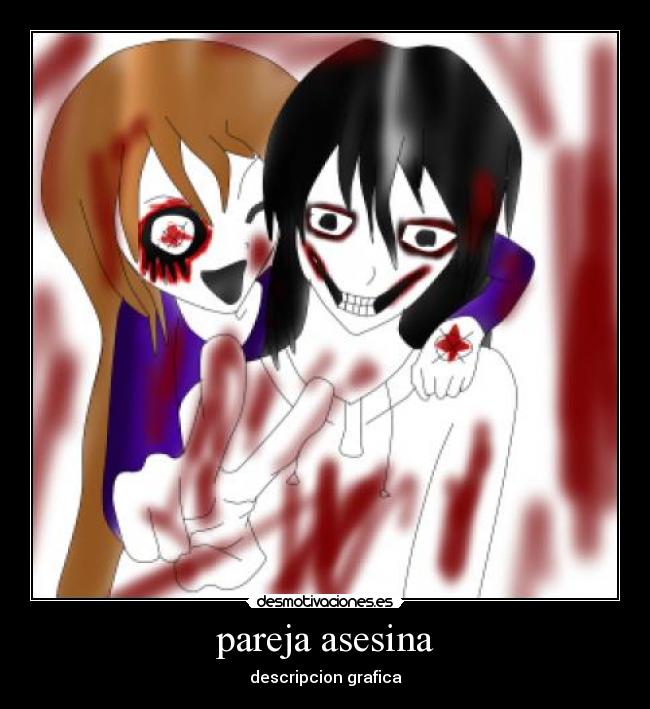 pareja asesina - descripcion grafica