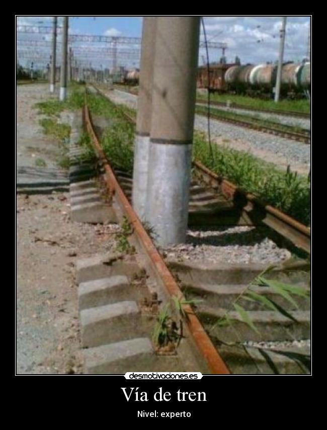 Vía de tren - Nivel: experto