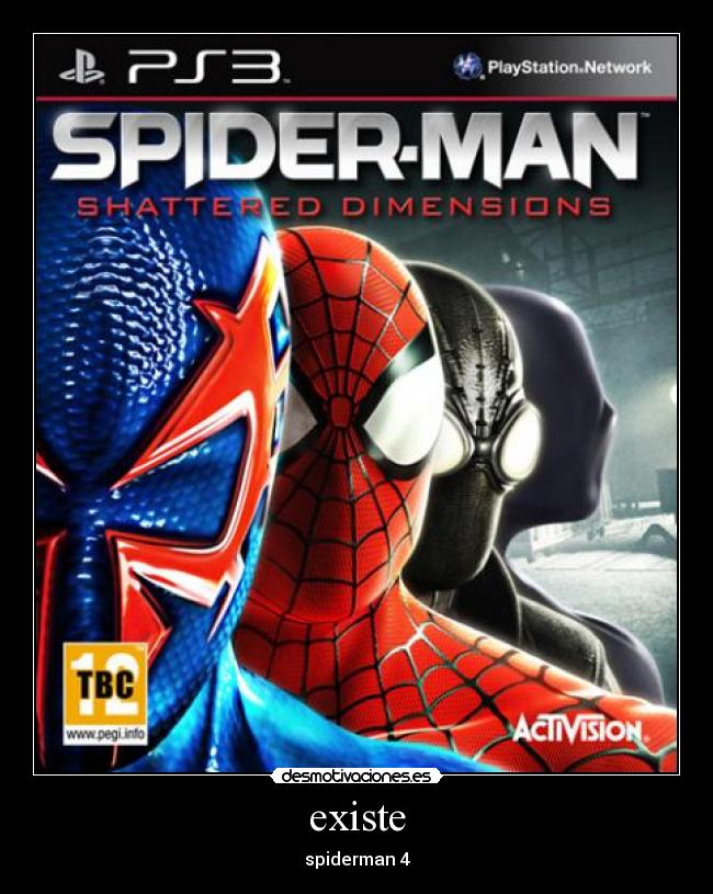 existe - spiderman 4