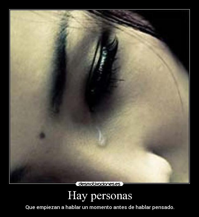 Hay personas -
