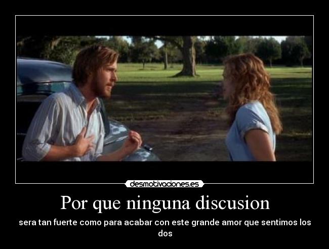 Por que ninguna discusion -