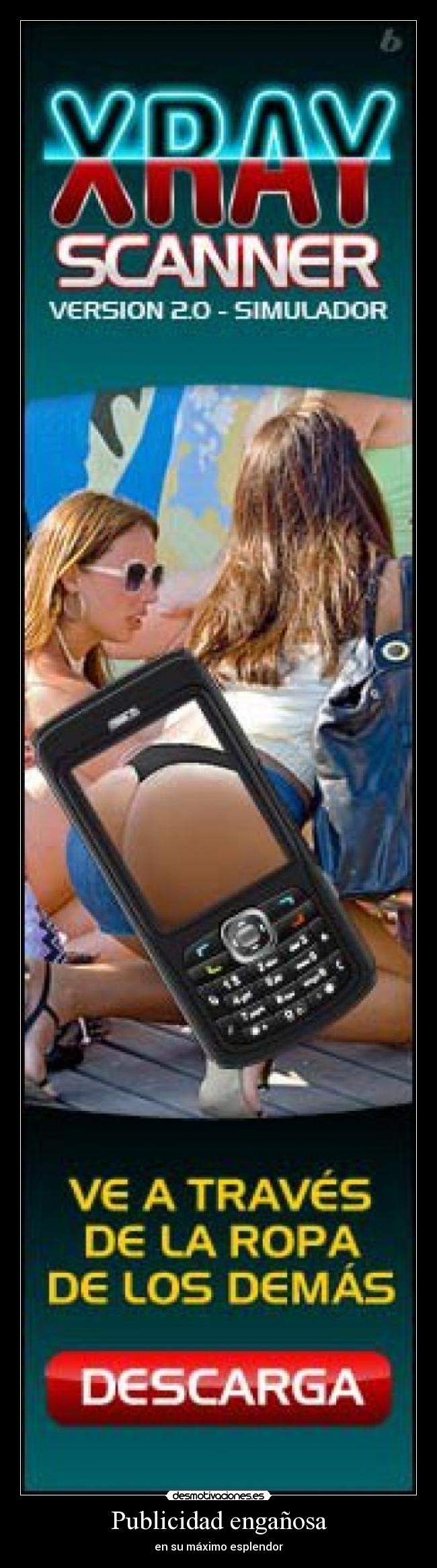 Publicidad engañosa - en su máximo esplendor