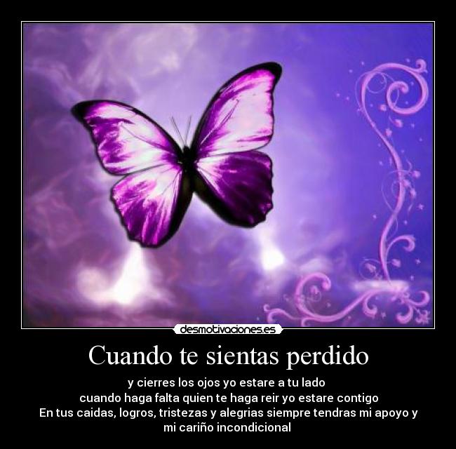 carteles cuando sientas perdido desmotivaciones