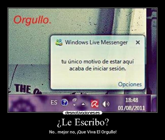 ¿Le Escribo? -