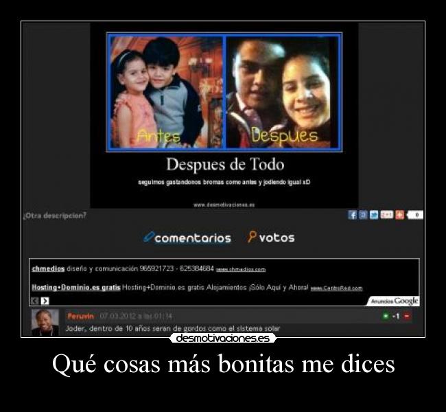 Qué cosas más bonitas me dices - 