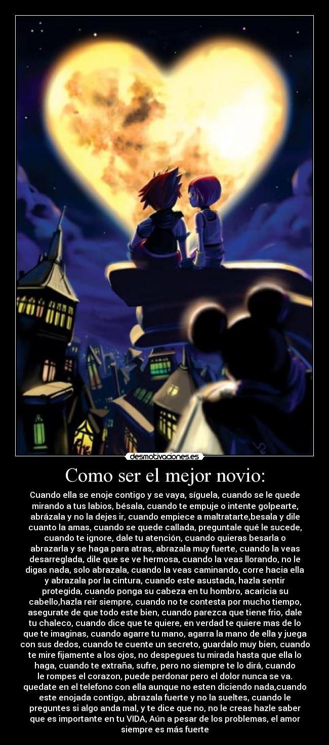 Como ser el mejor novio: - 