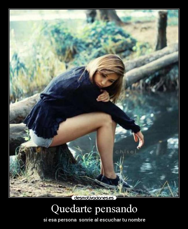 Quedarte pensando - 