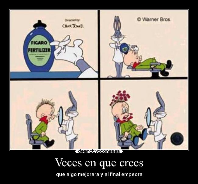 carteles bugs bunny pato lucas daffy desmotivaciones