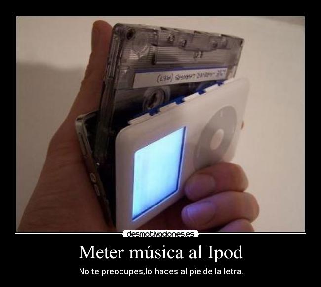 Meter música al Ipod -