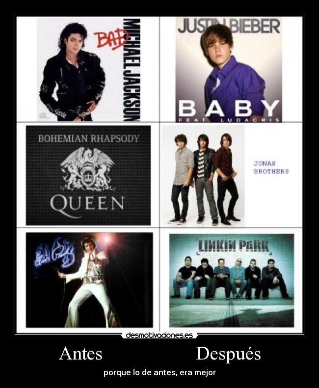Antes Después - porque lo de antes, era mejor